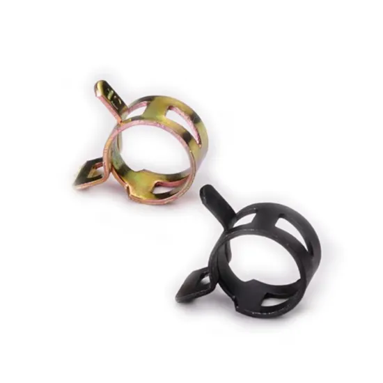 Metal Hose Clip Spring Two Bands Hydraulic Hose Clamp
